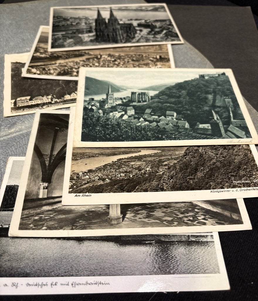 DUITSLAND 1936, 7 Afgestempelde Postkaarten, Verzamelen, Ophalen of Verzenden, 1920 tot 1940, Gelopen, Duitsland