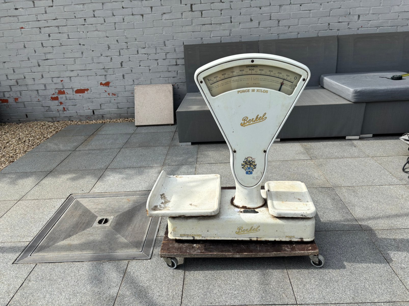 Berkel vintage weegschaal, Enlèvement, Utilisé