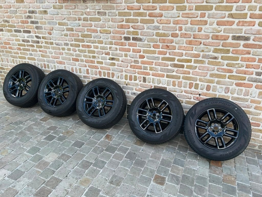 5 originele Land Rover velgen, Gebruikt, 255 mm, Velg(en), Terreinwagen
