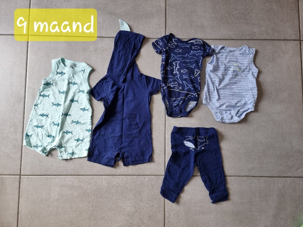 Babykleertjes 9 maand, Kinderen en Baby's, Babykleding | Maat 74, Ophalen, Gebruikt, Jongetje of Meisje, Overige typen