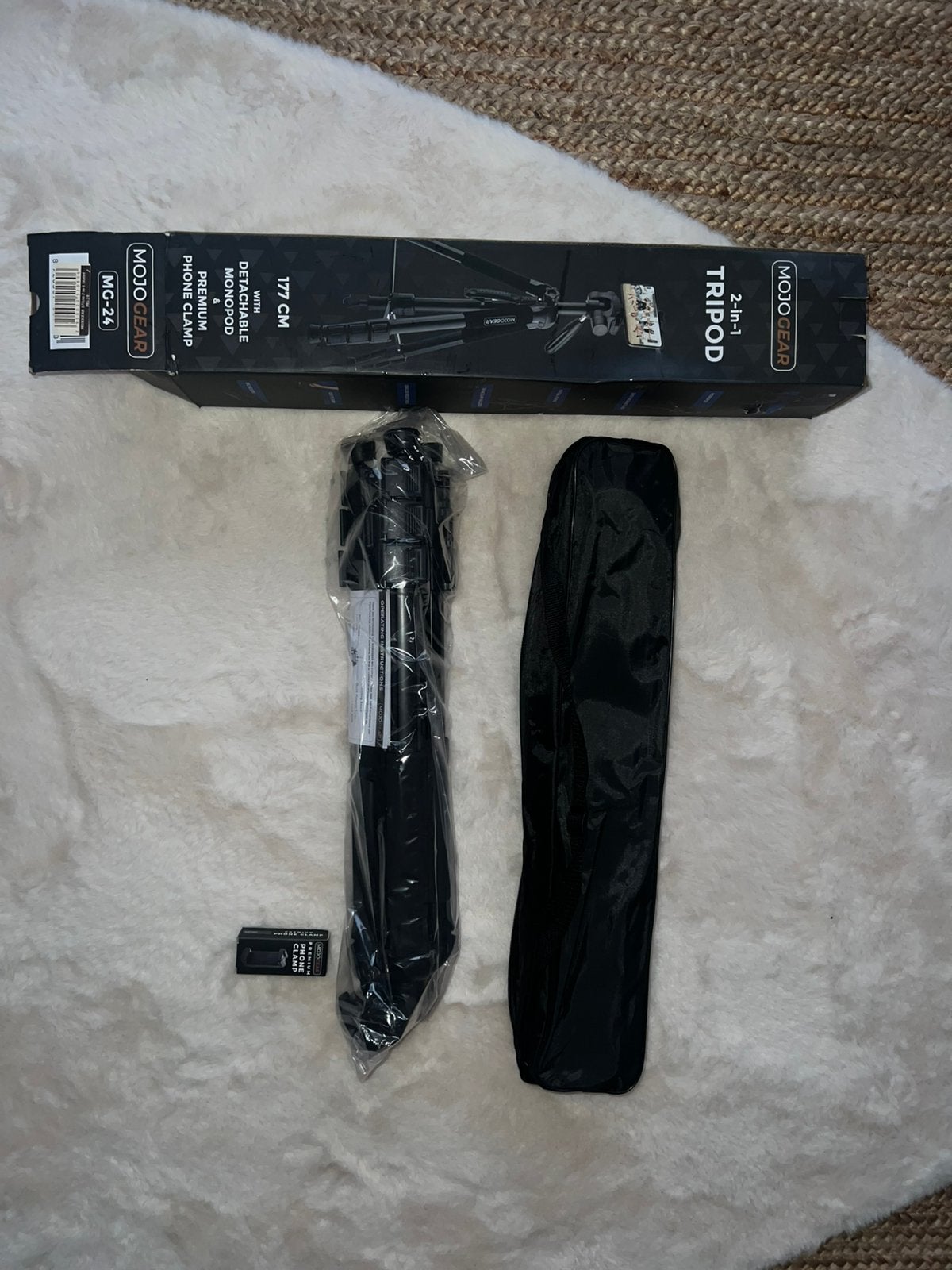 Tripod & Monopod Mojogear 177 cm (Nieuw in de doos), Overige merken, Overige typen, Nieuw, Ophalen of Verzenden