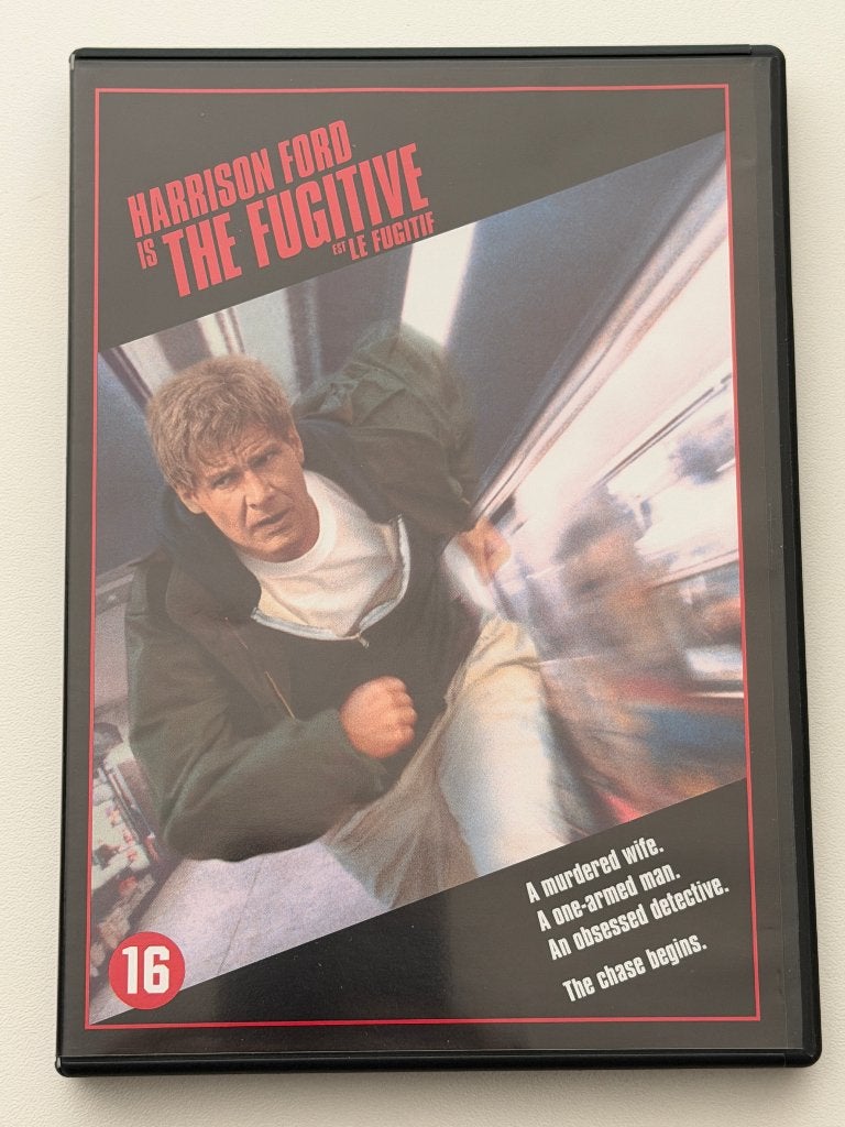 The Fugitive (DVD), CD & DVD, DVD | Thrillers & Policiers, Utilisé, Thriller d'action, À partir de 16 ans, Néerlandais, Néerlandais