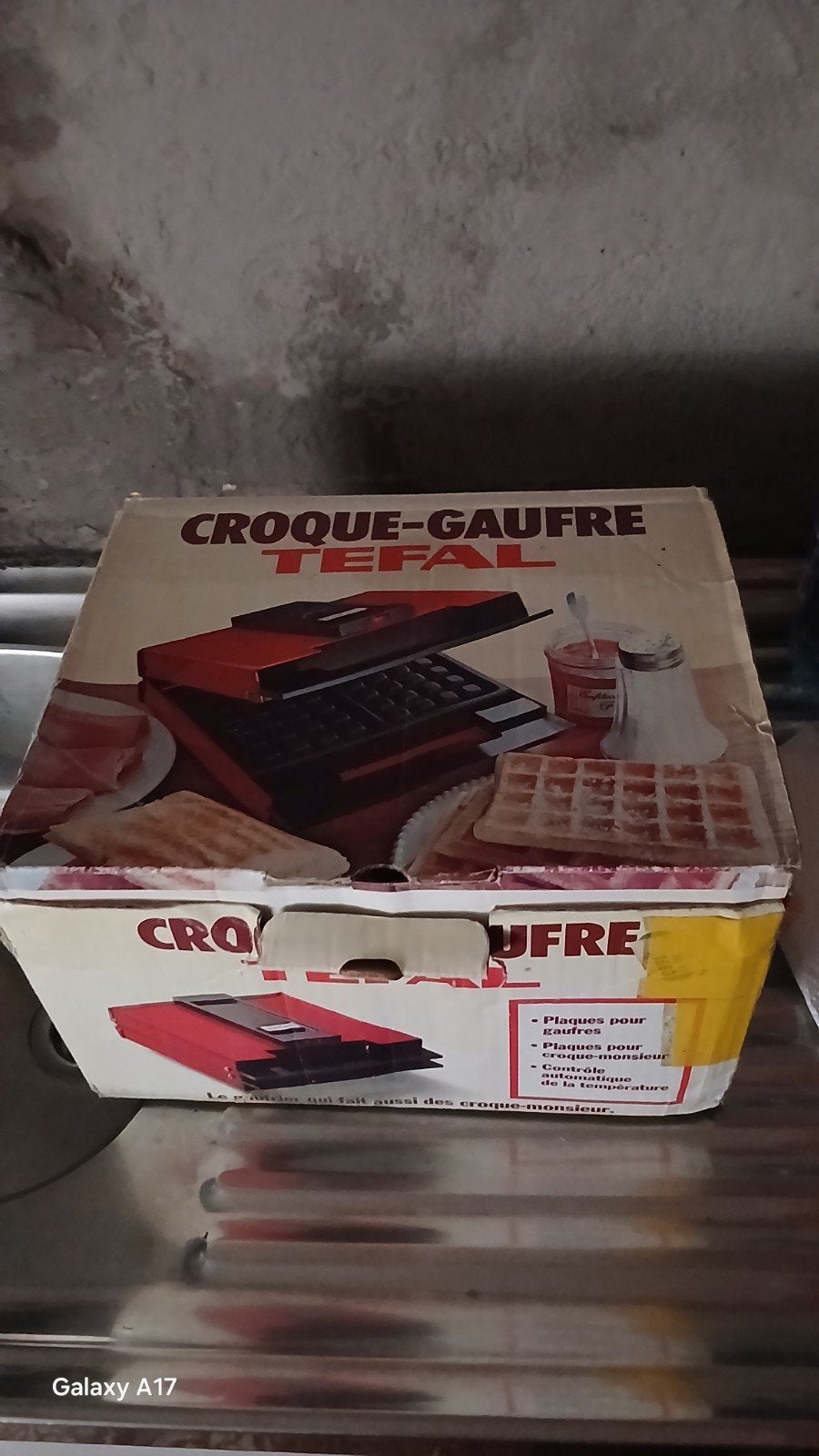 appareil vintage croque monsieur et gaufres prix discutable, Enlèvement, Autres types