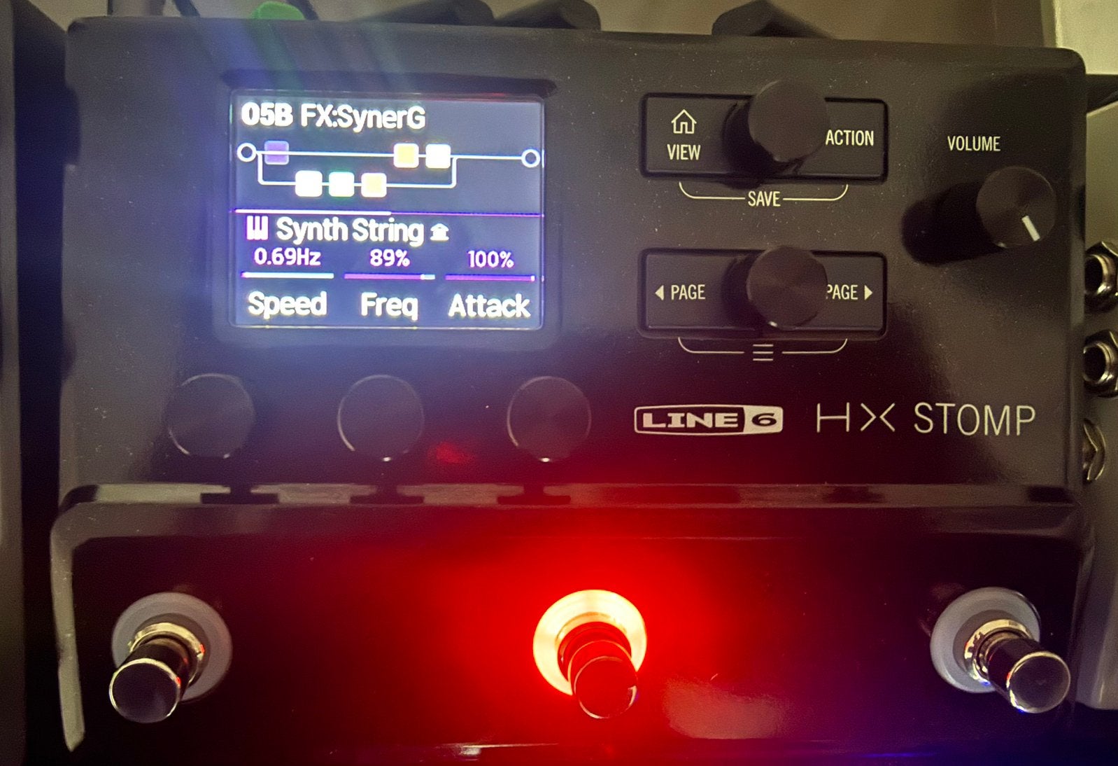 Line6 HX Stomp nagenoeg nieuw 2026!, Muziek en Instrumenten, Ophalen, Zo goed als nieuw