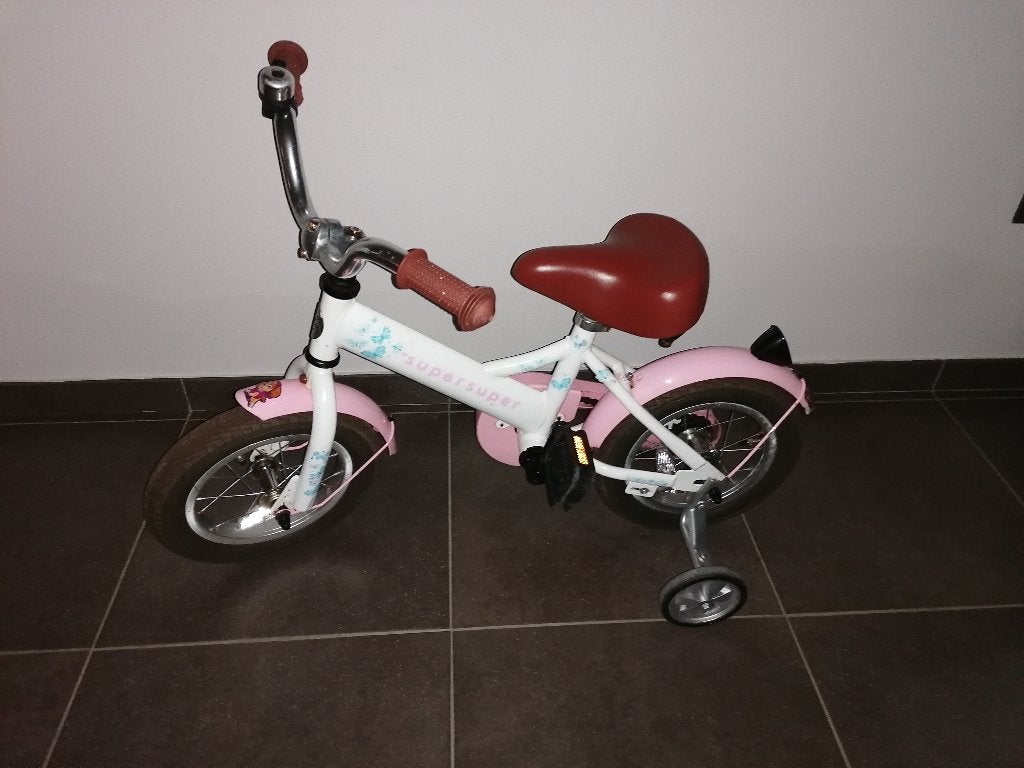 12" meisjesfiets / kinderfiets, Ophalen, Zo goed als nieuw, Terugtraprem, Little Miss