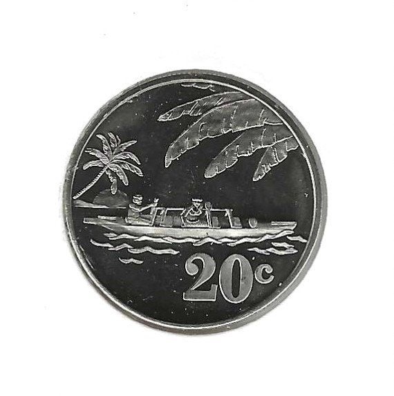 Tokelau Islands, 20 Cents 2012., Postzegels en Munten, Munten | Oceanië, Ophalen of Verzenden, Losse munt