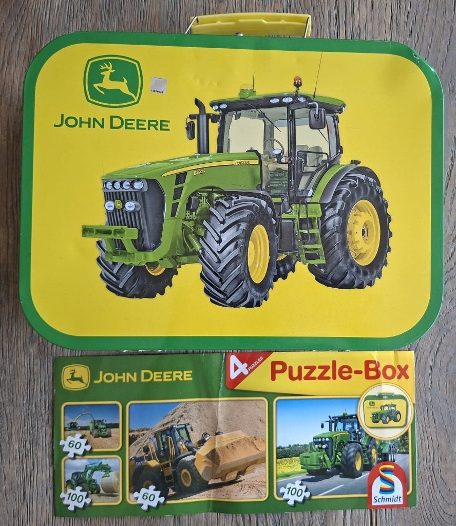 John Deere puzzelbox 4 in 1, Ophalen