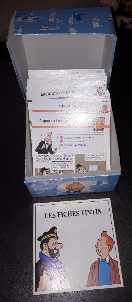 Kuifje-kaarten, Verzamelen, Stripfiguren, Gebruikt, Boek of Spel, Kuifje, Ophalen
