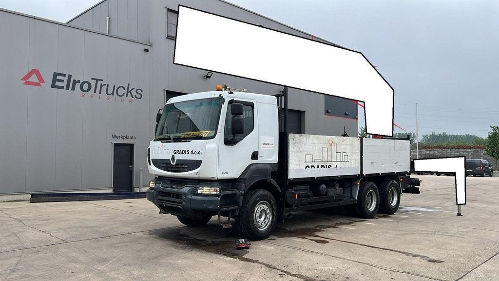 Renault Kerax 450 DXI (NO CRANE / SANS GRUE / 6X4 / LAMES /, Autos, Camions, Achat, Entreprise, Autres couleurs, Diesel