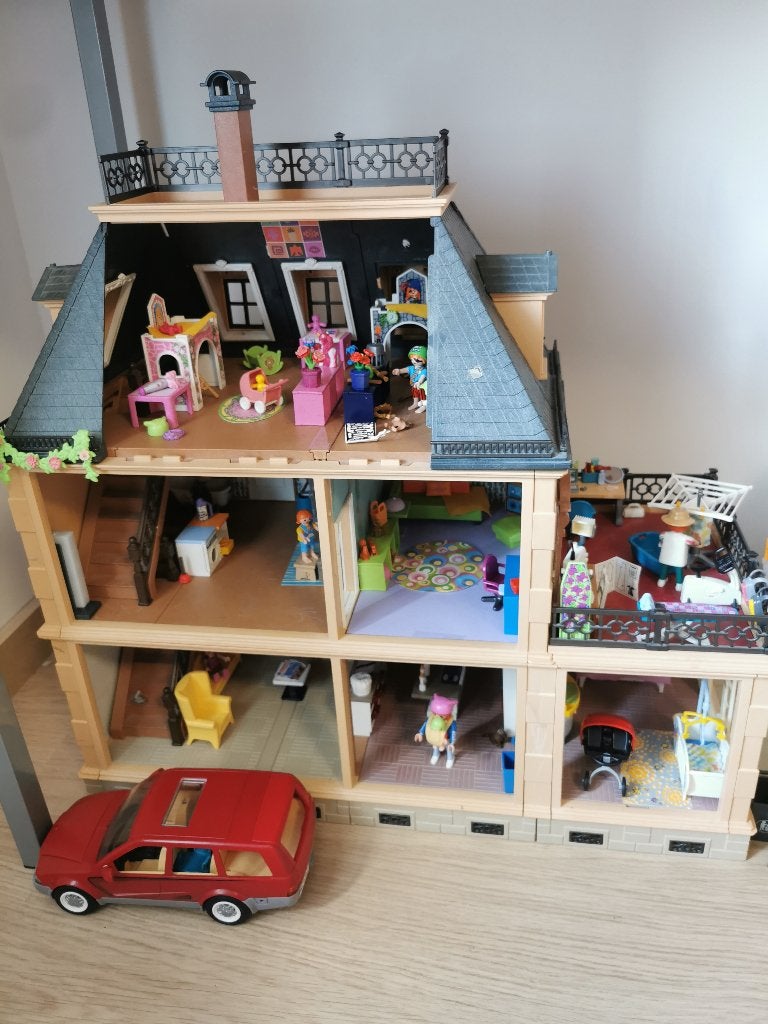Playmobil maison + nombreux accessoires, Enlèvement, Utilisé
