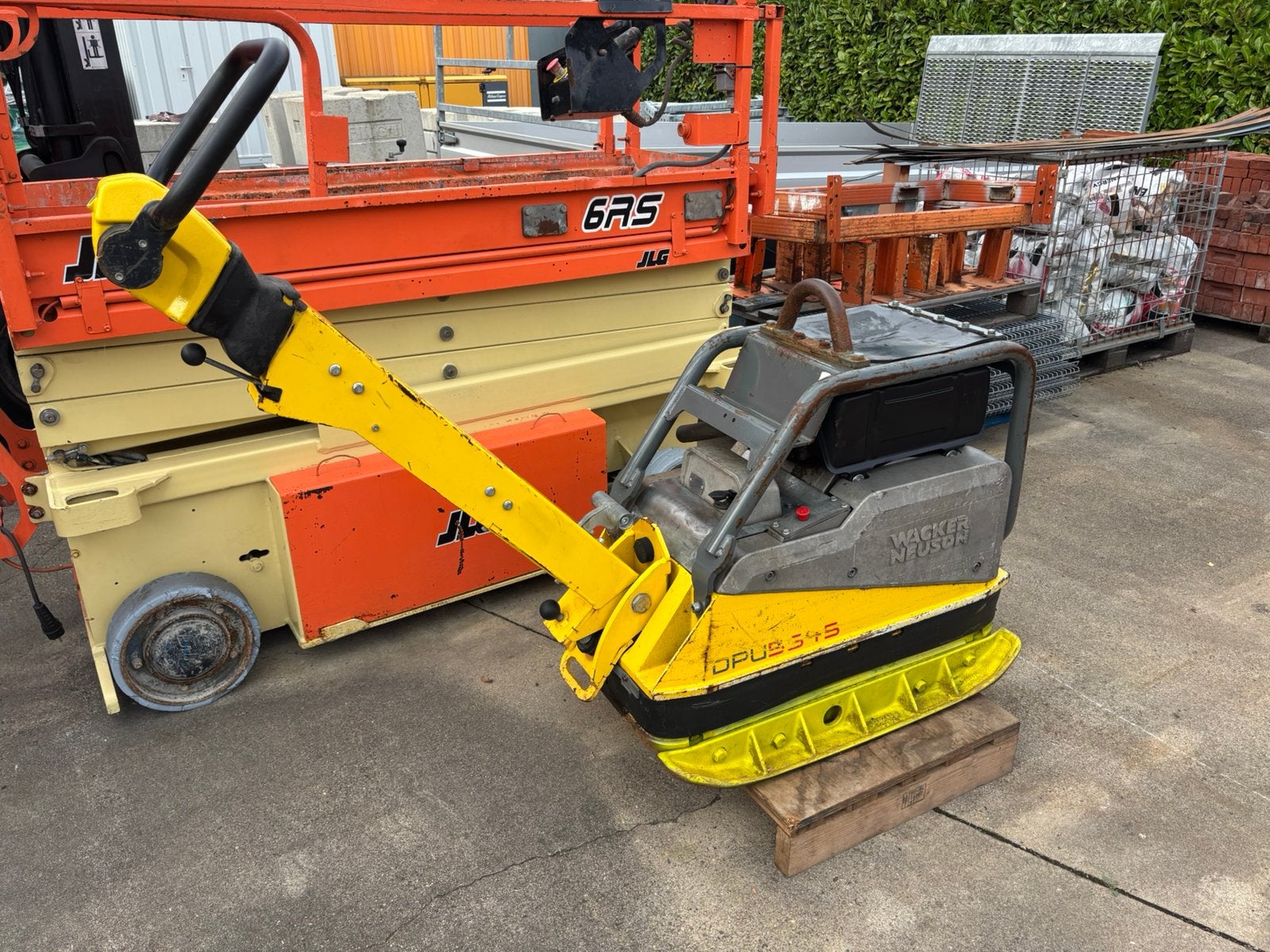 Wacker neuson DPU5545HE trilplaat diesel elektr.gestart 2019, Ophalen of Verzenden, Zo goed als nieuw