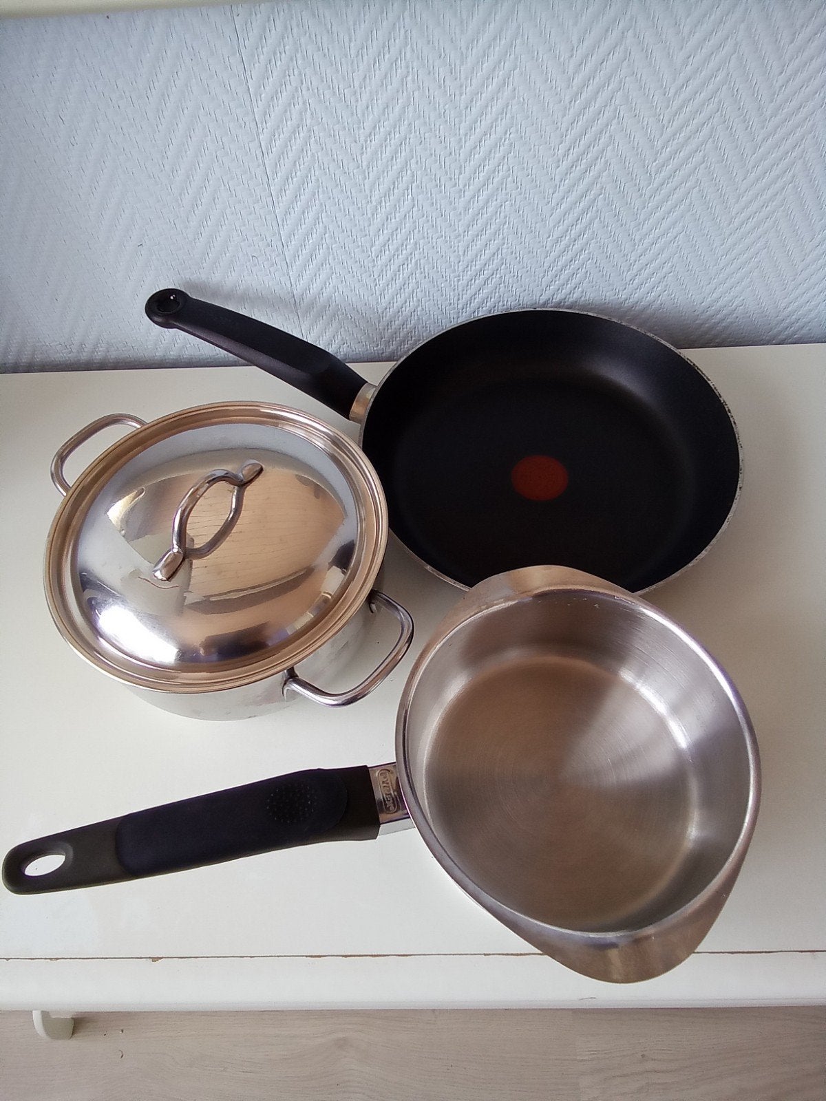 Tof setje kookpotten voor 1 of 2 pers., Ophalen