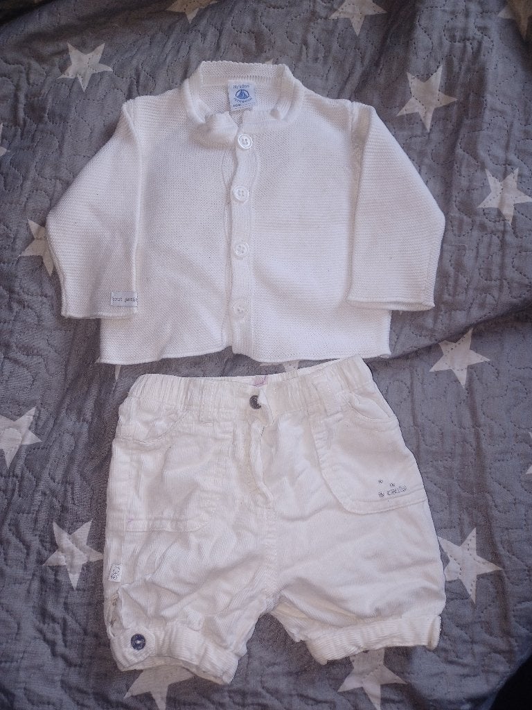 petit bateau + obaibi un ensemble taille 50cm, Enfants & Bébés, Enlèvement ou Envoi, Ensemble