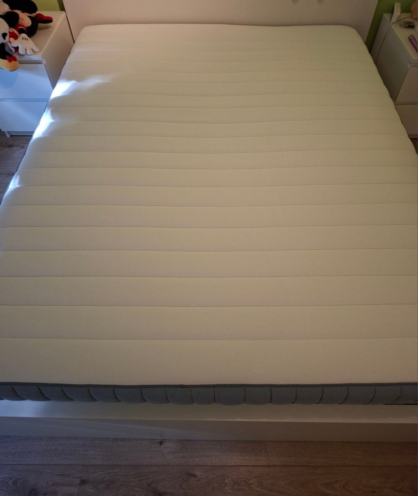 Ikea Malm bed 160x200cm wit, Ophalen, Tweepersoons, Zo goed als nieuw, 200 cm