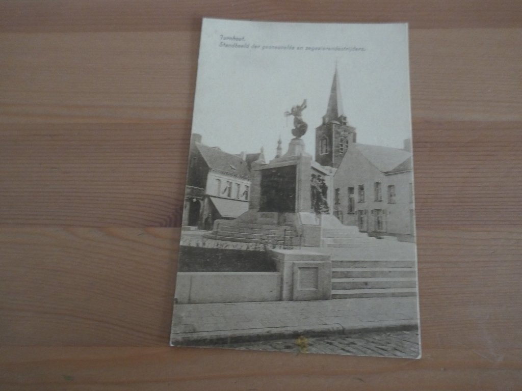 turnhout standbeeld der gesneuvelde en zegevierendestrijders, Envoi, Non affranchie, Anvers
