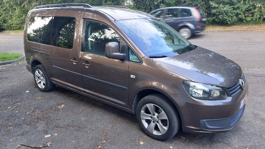 VW Caddy long, Auto's, Volkswagen, Euro 5, Monovolume, Bruin, Particulier