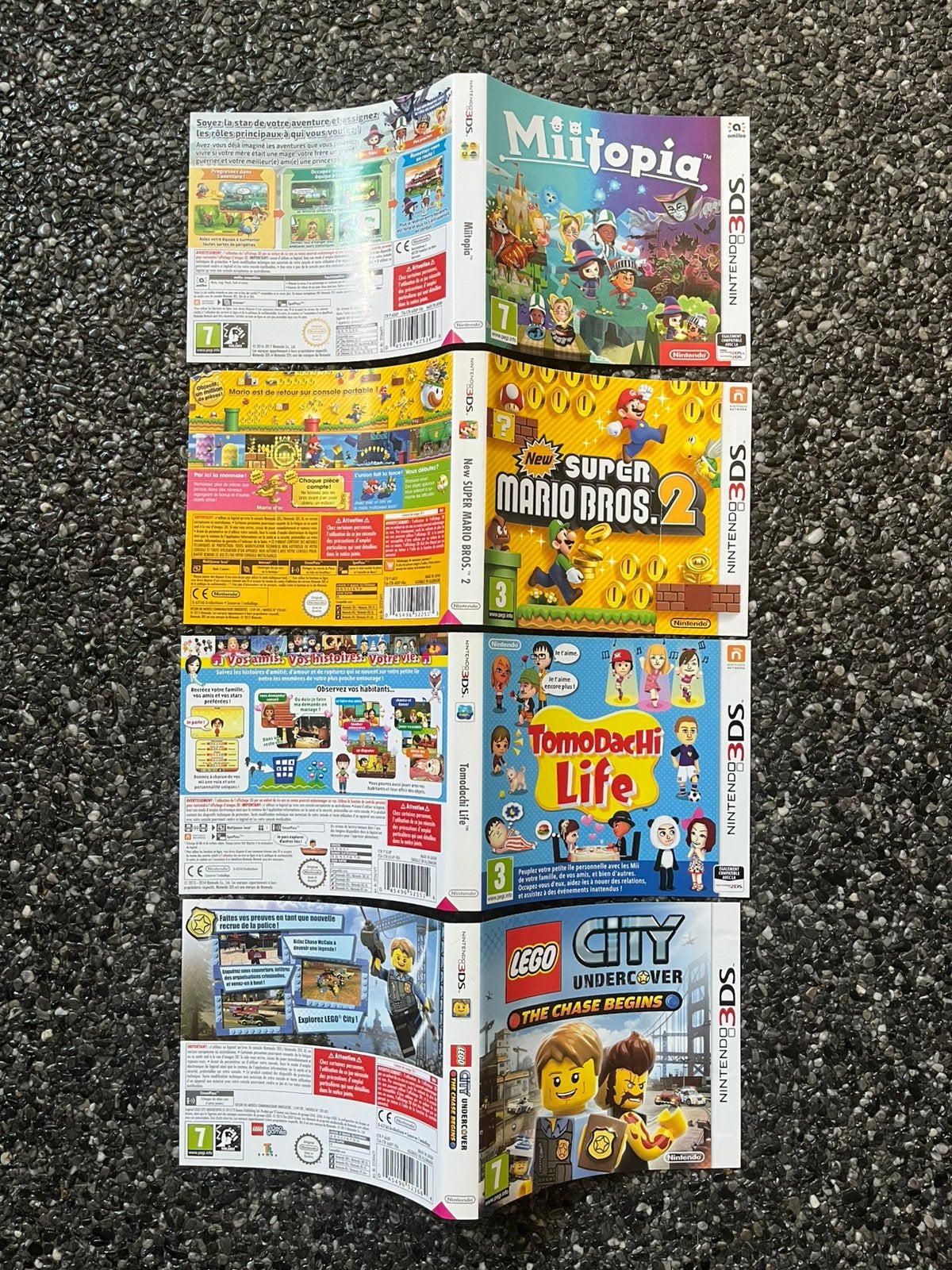4 pochettes originales pour Nintendo 3DS, Consoles de jeu & Jeux vidéo, Enlèvement ou Envoi, Utilisé