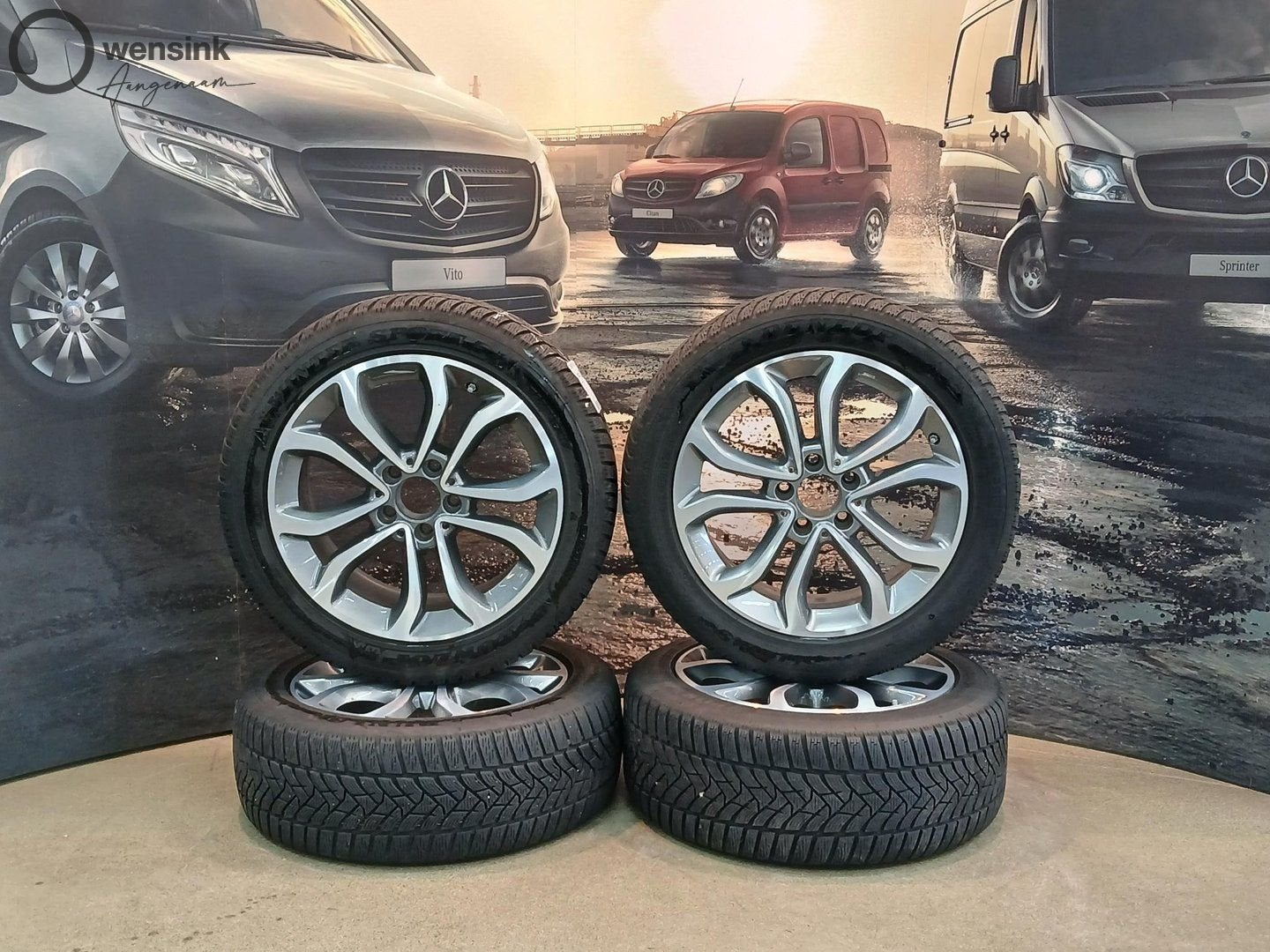 Winterset Mercedes Benz C-klasse 205 (#875), Gebruikt, -, -, Banden en Velgen
