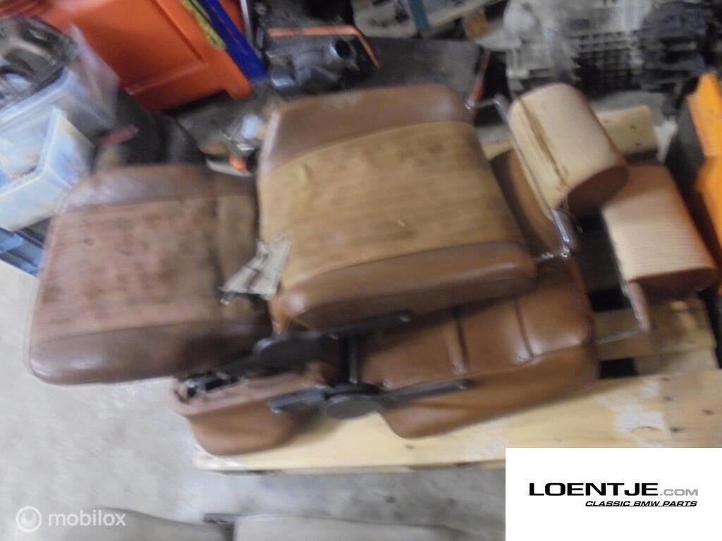 set bruine stoelen BMW 02 oud type 1602 1802 2002 ti tii, Auto-onderdelen, Interieur en Bekleding, BMW, Gebruikt, Ophalen of Verzenden