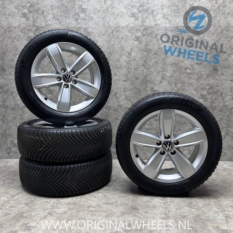 17 inch originele Corvara velgen + winterbanden Volkswagen P, Pneus et Jantes, -, 17 pouces, Utilisé