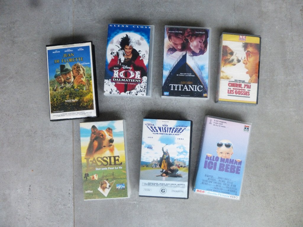 Cassettes VHS, Enlèvement ou Envoi, Tous les âges, Français, Autres genres