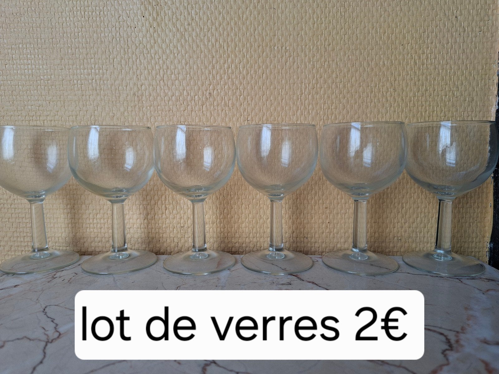 lot de verres, Collections, Verres & Petits Verres, Enlèvement