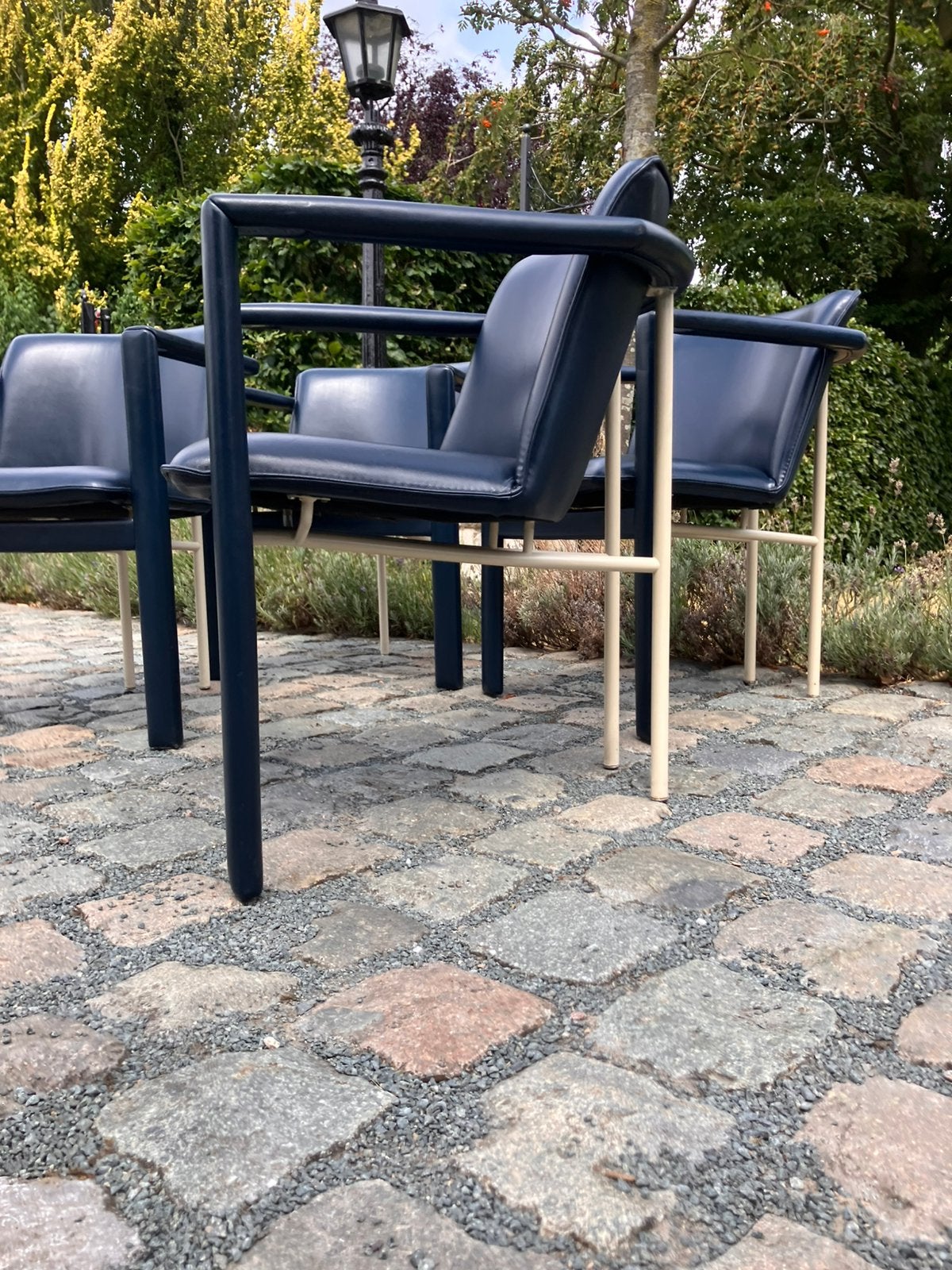 Vintage Hugo de Ruiter Cachucha design stoelen, Huis en Inrichting, Stoelen, Ophalen, Metaal