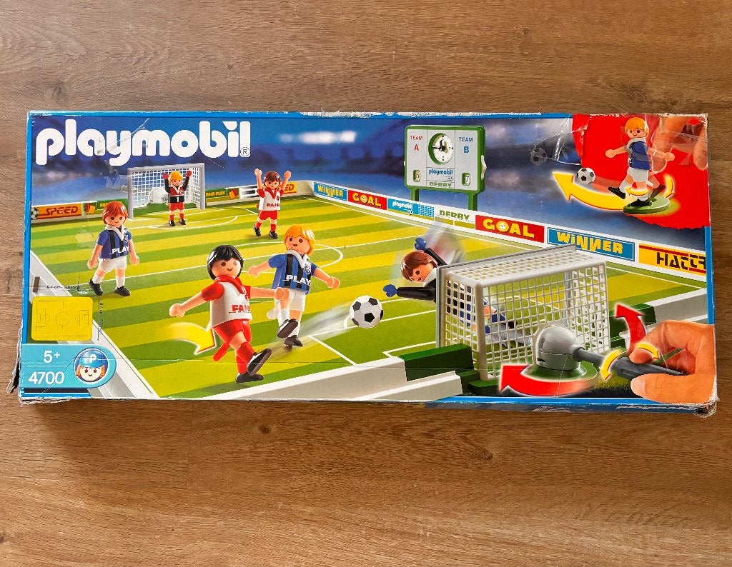 football Playmobil vintage, set 4700, Enfants & Bébés, Enlèvement ou Envoi, Utilisé