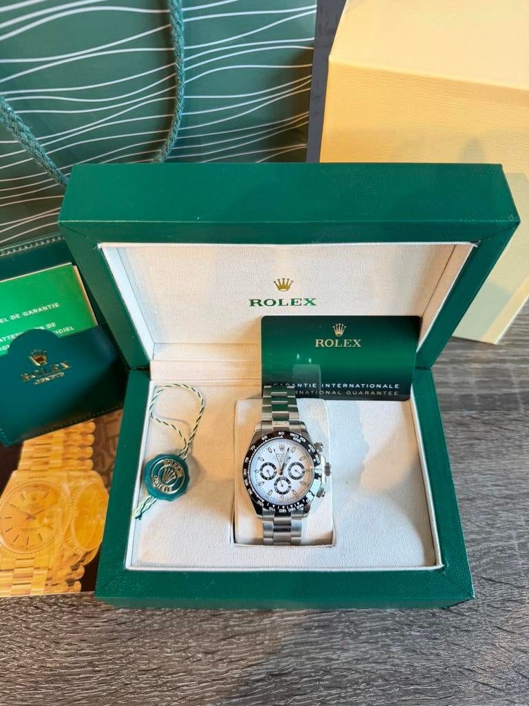 Rolex Daytona Panda, Rolex, Enlèvement ou Envoi, Acier, Acier