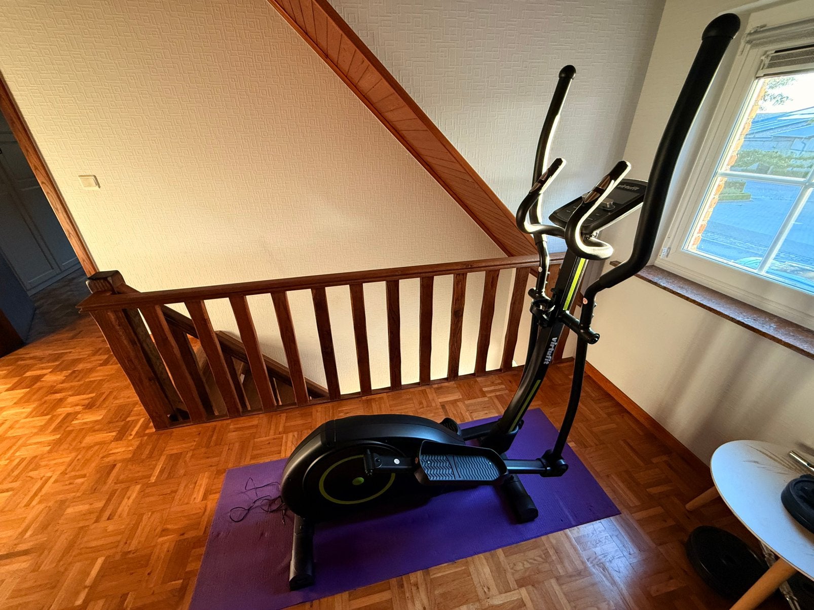 Crosstrainer virtufit iConsole HTR 2.1, Sport en Fitness, Ophalen, Zo goed als nieuw, Kunststof, Crosstrainer
