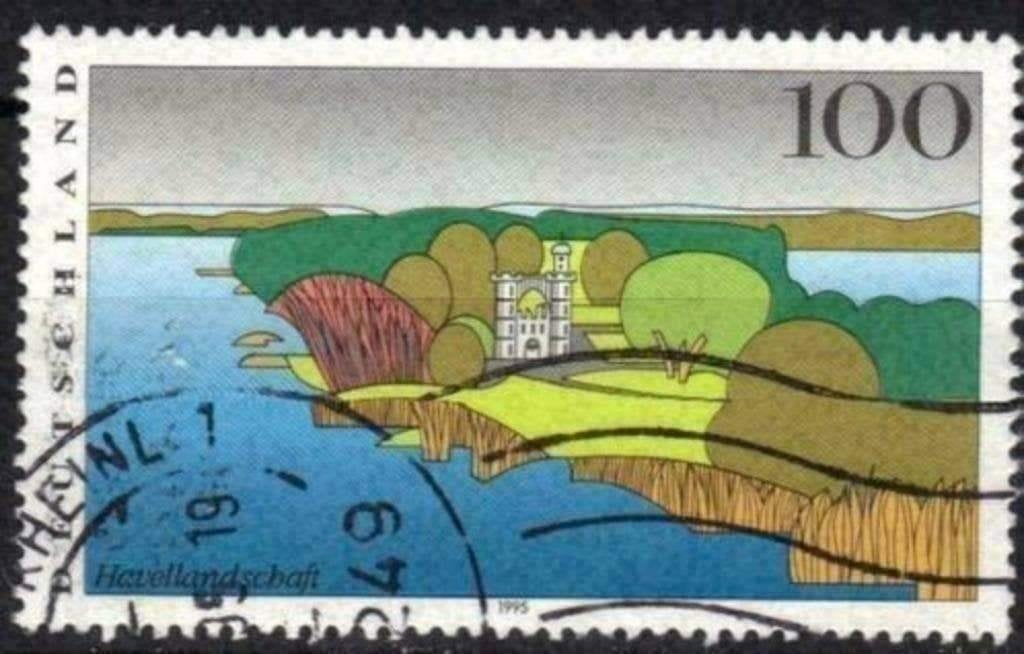 Allemagne 1995 - Yvert 1640 - Rivière Havel (ST), Envoi, Affranchi