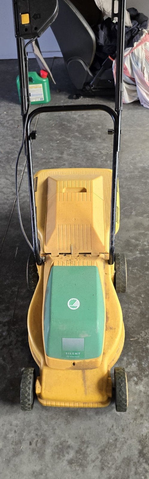 Elektrische grasmachine, Ophalen