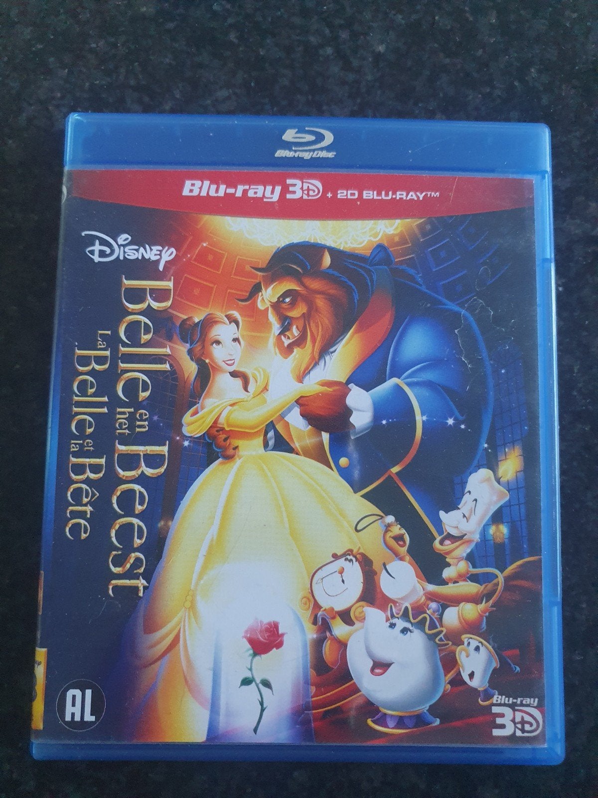 Belle en het beest blu ray 3D NL FR, Cd's en Dvd's, Ophalen of Verzenden