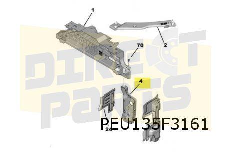 Citroen Berlingo (1/19-) (K9) Citroen C4 Picasso (7/13 - 6/1, Auto-onderdelen, -, Nieuw, Bumper, -