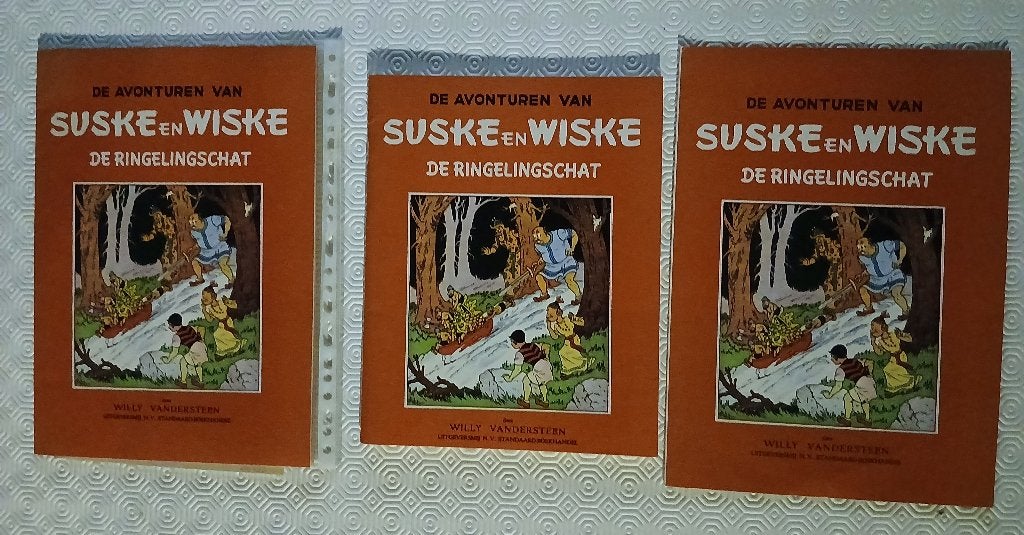suske en wiske de ringelingschat + presentatiemap 1991, Boeken, Stripverhalen, Willy Vandersteen, Eén stripboek, Nieuw, Ophalen of Verzenden