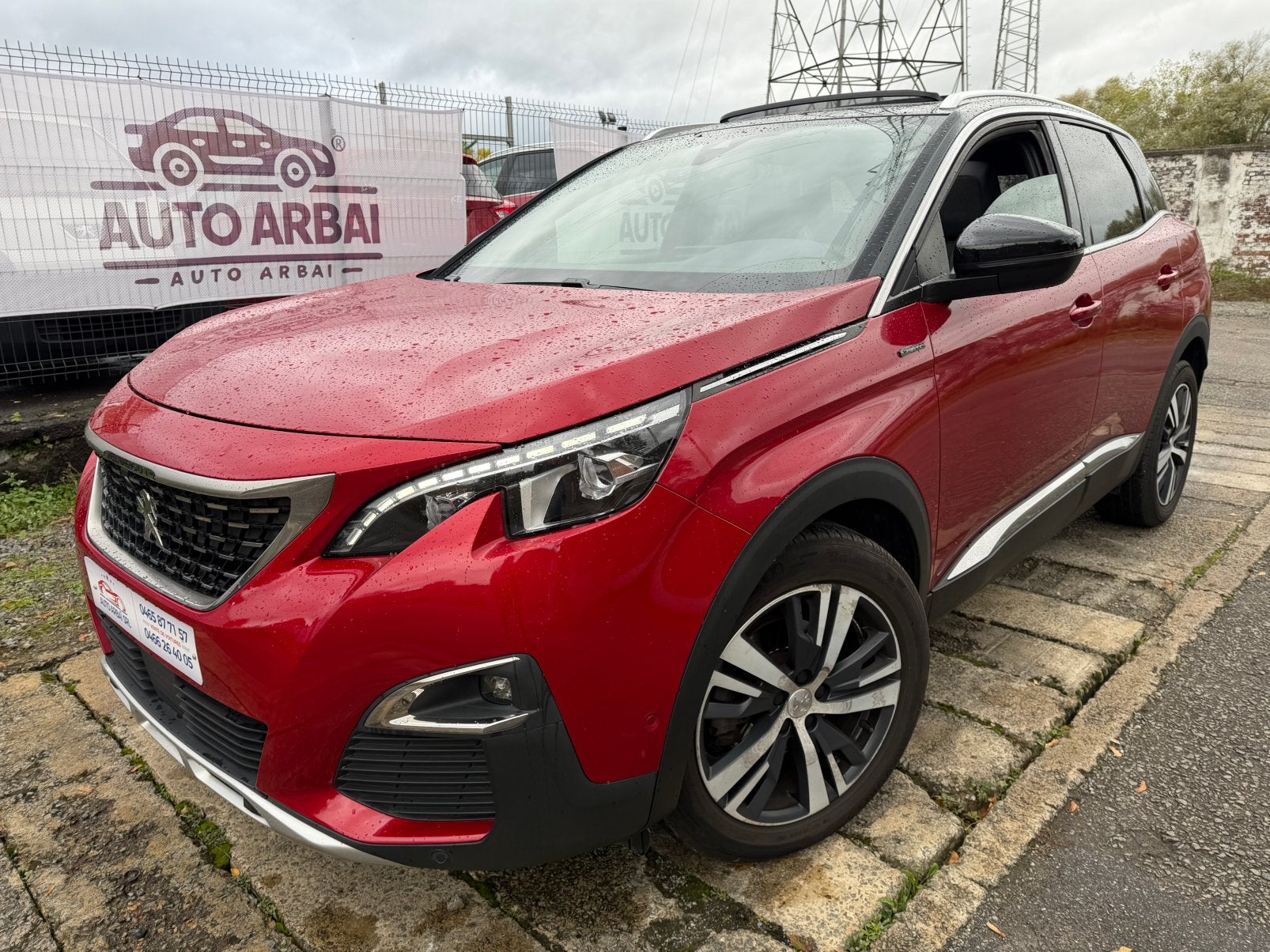 Peugeot 3008 GT Line édition 1.2i 05/2017 165.000km FullOpti, Autos, Rouge, Cuir et Alcantara, Achat, Euro 6