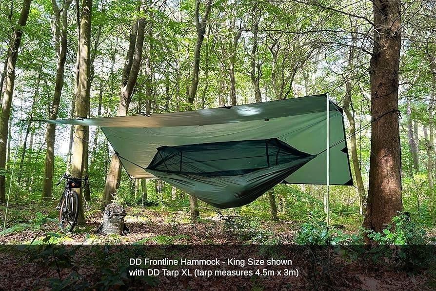 Hamac + Tarp + Underquilt pour bivouac - Excellent état, Enlèvement ou Envoi, Utilisé