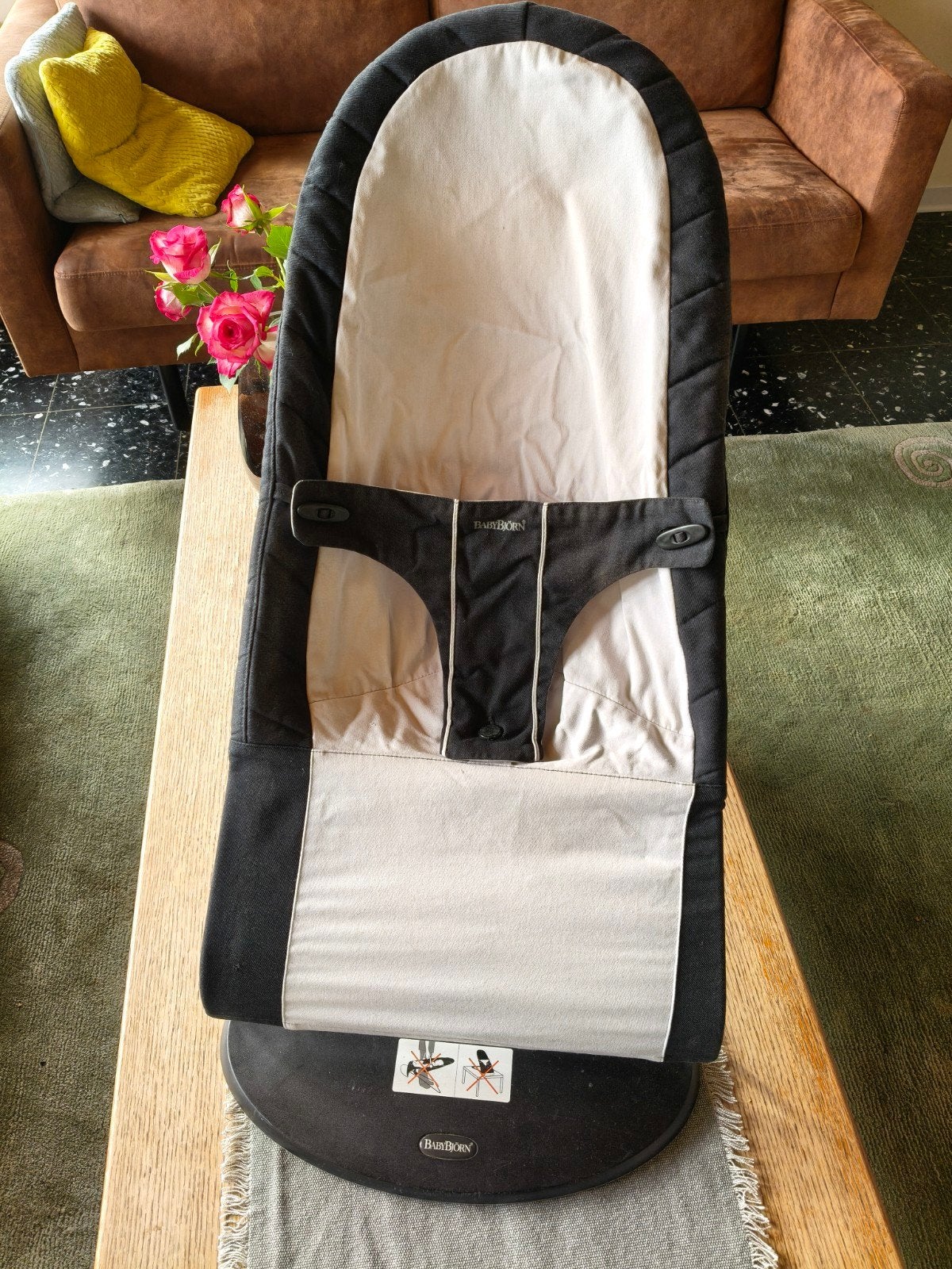BabyBjörn Bouncer (Bliss/Balance Soft) — La vie ultime, Enfants & Bébés, Autres marques, Enlèvement, Utilisé, Avec ceinture(s)