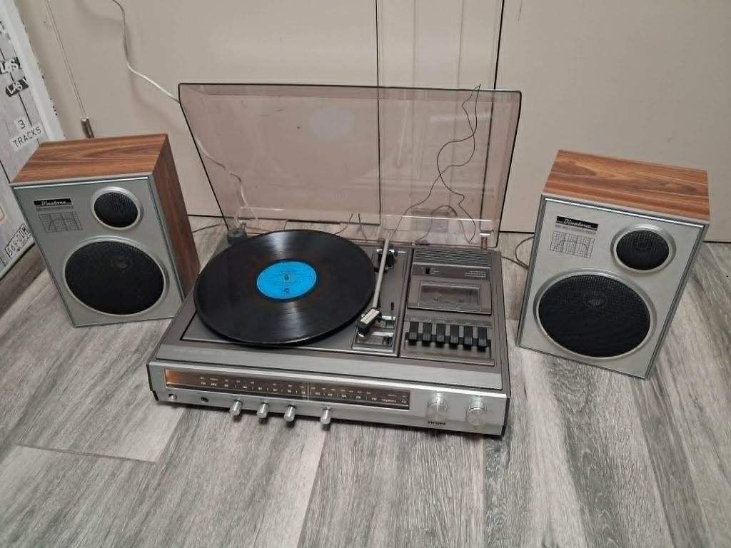Philips stereo Music Center 901 met platenspeler, Enlèvement, Haut-parleurs, Philips