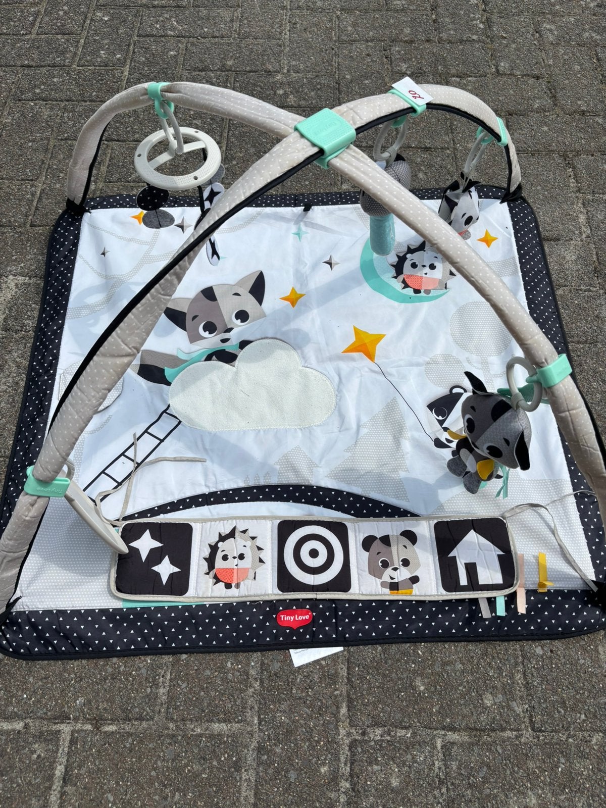 Tiny love speeltapijt zwart en wit, Kinderen en Baby's, Ophalen, Zo goed als nieuw