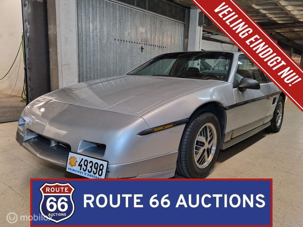 Pontiac Fiero | 1985 | Route 66 Auctions, Achat, Pontiac, Entreprise, Boîte manuelle