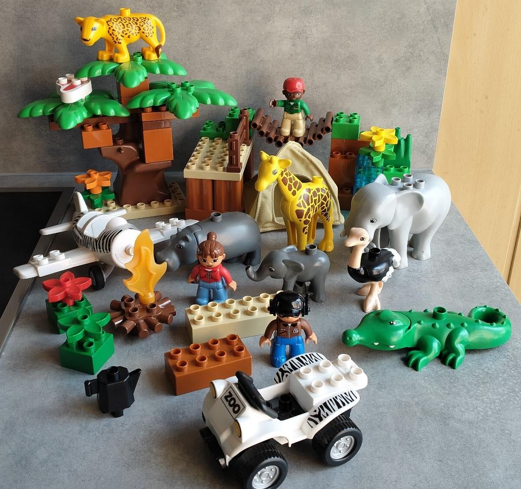 lego duplo safari met vele dieren, Enlèvement ou Envoi, Utilisé, Duplo