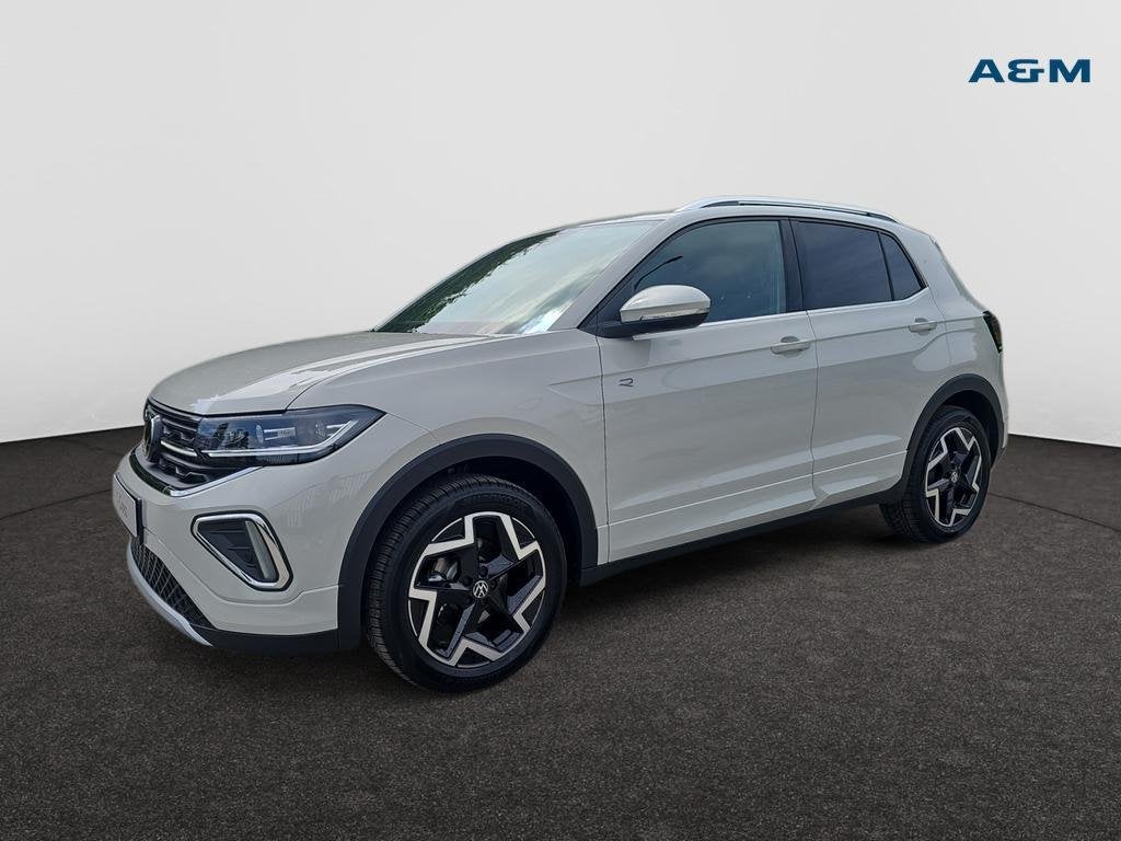 Volkswagen T-Cross T-Cross 1.0 TSI R-Line Business Premium O, Auto's, Volkswagen, Automaat, T-Cross, 133 g/km, Zilver of Grijs