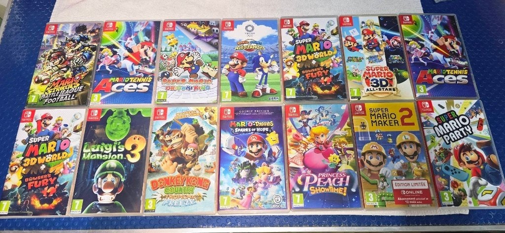 jeux switch /console + accessoires & réparation /reg.liège, Consoles de jeu & Jeux vidéo, Enlèvement ou Envoi