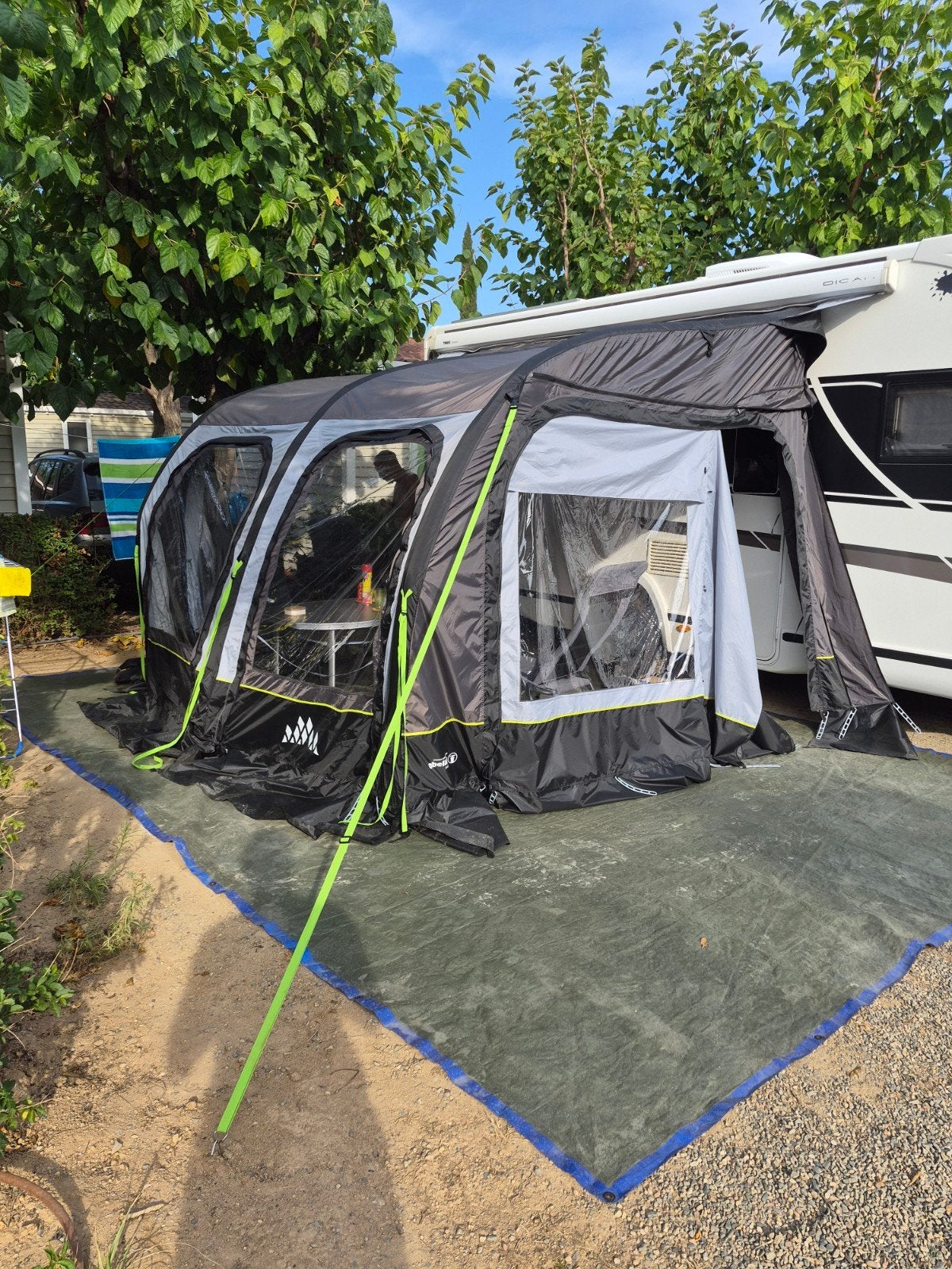 Obelink Monaco 320 Easy Air Connected voortent, Ophalen, Zo goed als nieuw, Overige merken