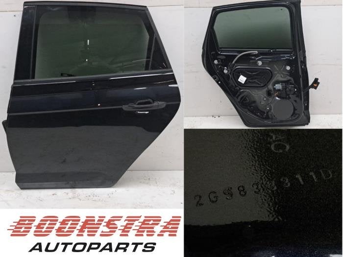 Portière 4portes arrière gauche d'un Volkswagen Polo (2T /, Volkswagen, -, 3 mois de garantie, Utilisé