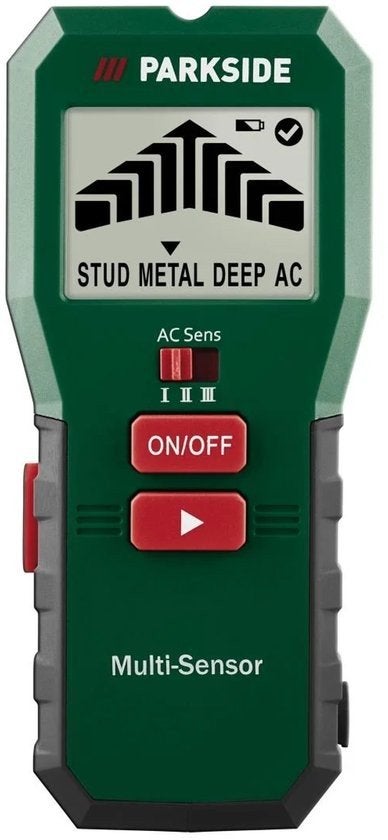 Parkside muurscanner, leidingdetector, Doe-het-zelf en Bouw, Meetapparatuur, Ophalen of Verzenden