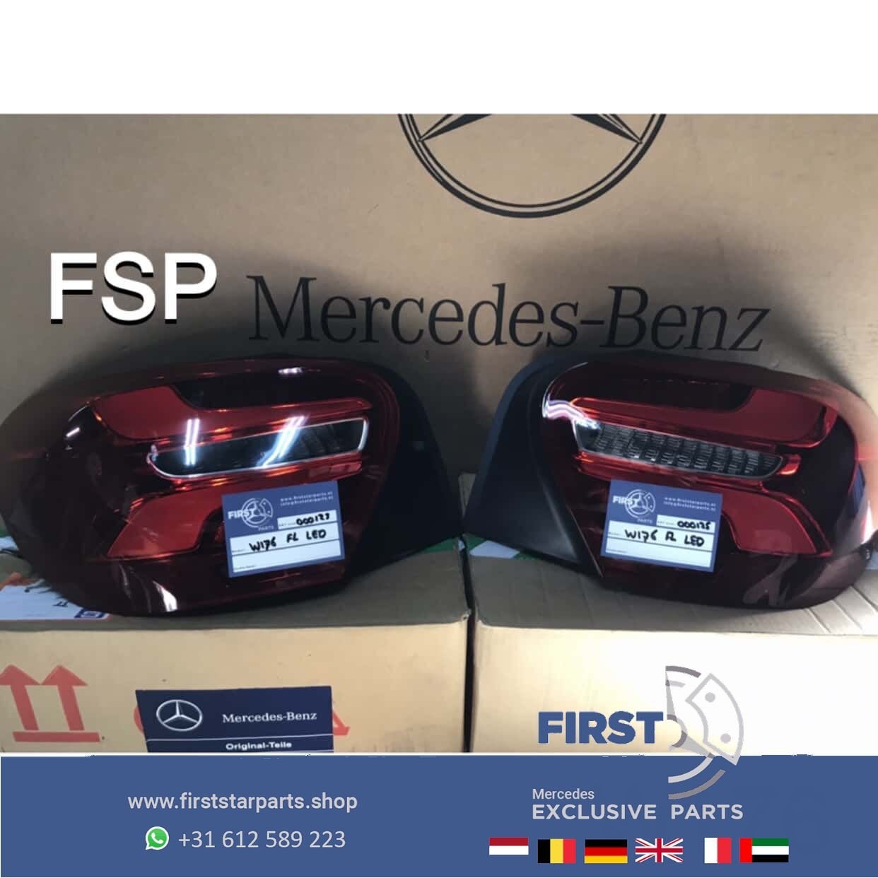 W176 A45 AMG FACELIFT ACHTERLICHT ORIGINEEL Mercedes A Klass