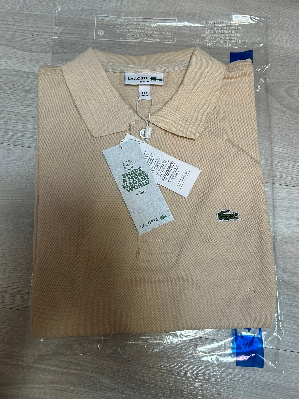 Polo lacoste, Envoi, Neuf, Taille 52/54 (L), Beige