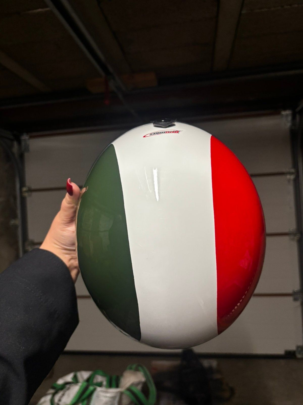 Casque italie, Vélos & Vélomoteurs, Enlèvement, Comme neuf
